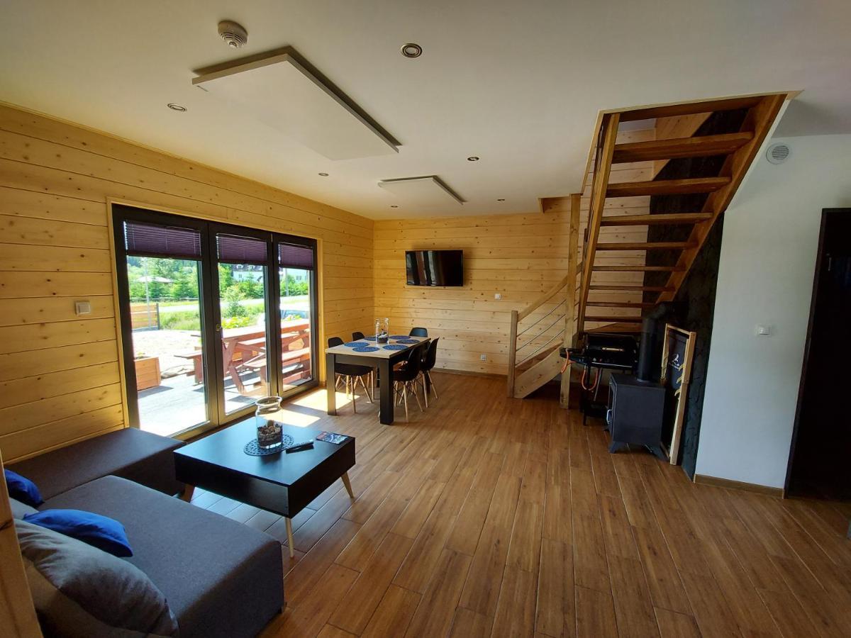Osada Orlica Klimatyczne Domki Z Widokiem Na Gory I Termalnym Spa Sauna Jacuzzi 4 Km Od Zieleniec Ski Arena Lasowka Exterior photo
