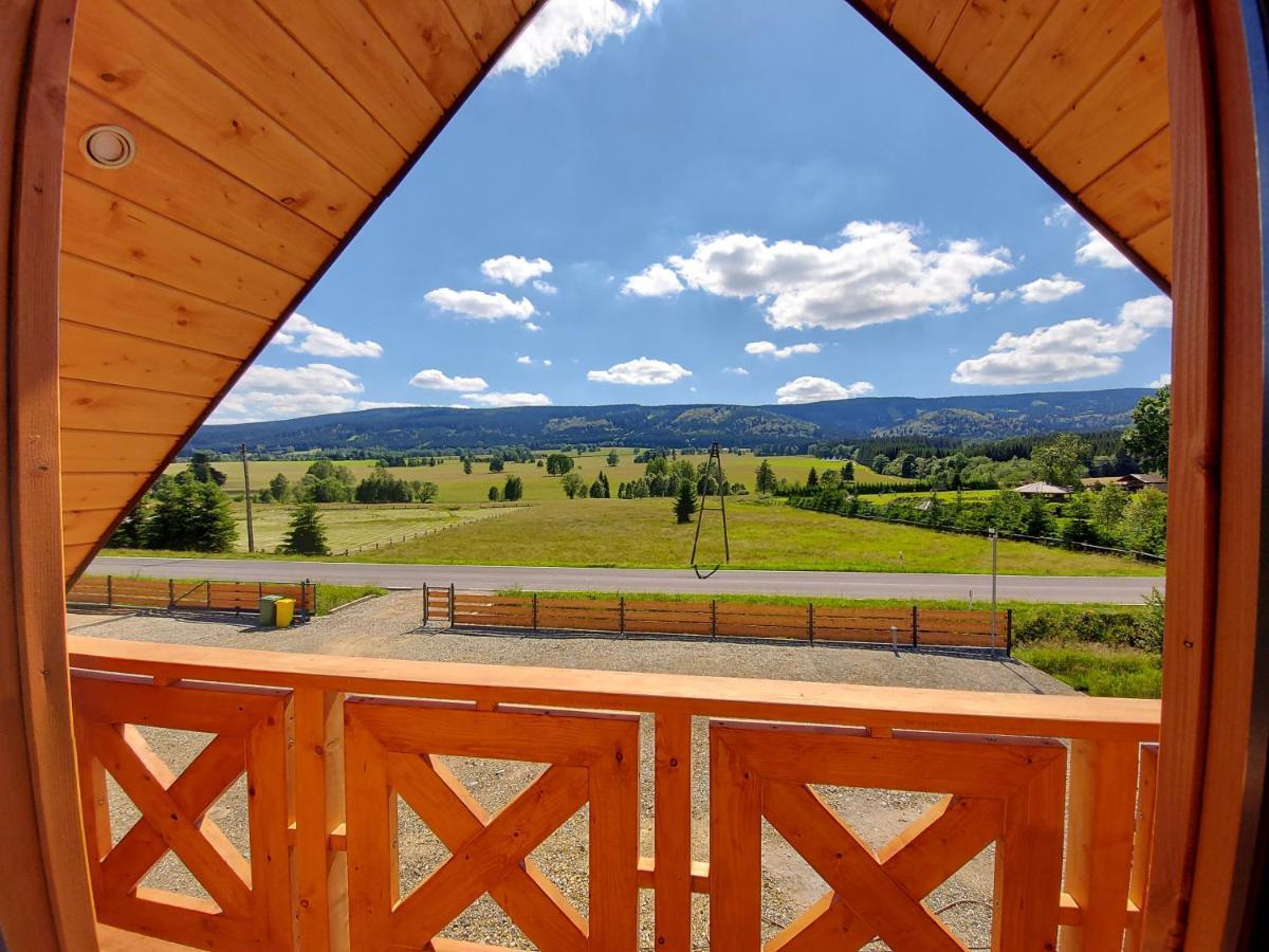 Osada Orlica Klimatyczne Domki Z Widokiem Na Gory I Termalnym Spa Sauna Jacuzzi 4 Km Od Zieleniec Ski Arena Lasowka Exterior photo